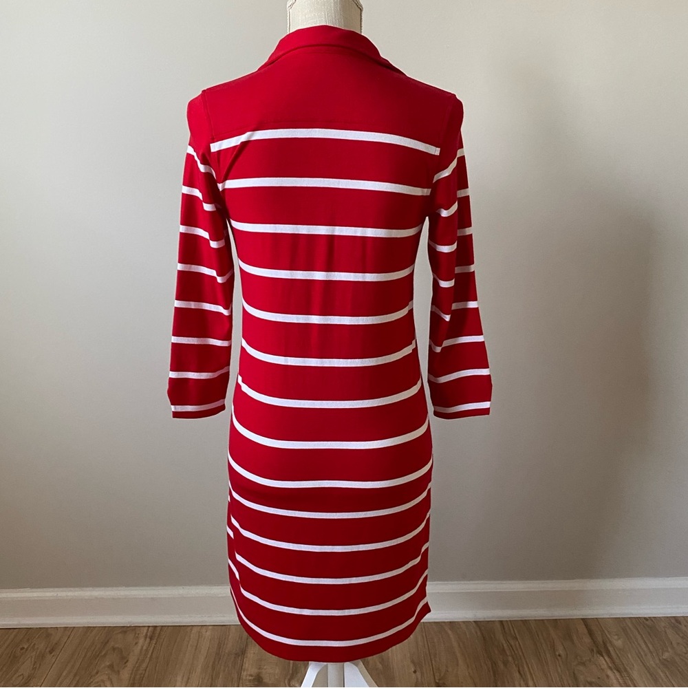 Vineyard Vines Red and White Striped Dress - Picture 6 of 9